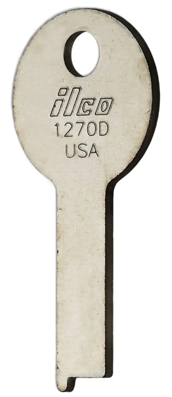 Kaba Ilco 1270D Flat Steel Key Blank – Eagle Keyway (T146)