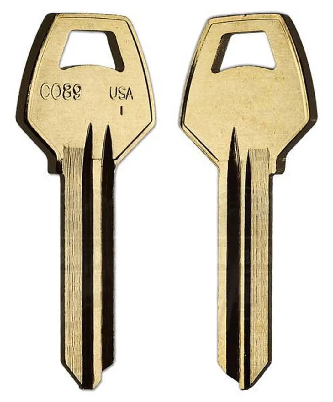 Taylor CO89-BR Corbin Key Blank, Brass - 50 per box (A1001ABM)