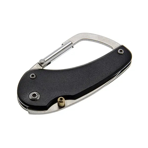 Lucky Line U12701 Carabiner Knife Black 1 Per Card