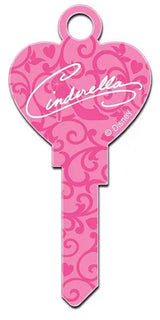 SC1-D114 Disney Keys Schlage CINDERELLA HEART - SHAPE!