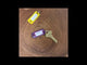 Lucky Line 16965 Key Tag with Ring Purple 50 Per Pack