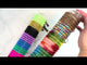 Lucky Line 41000M Multi-Color Wrist Coil Display 28 Pieces