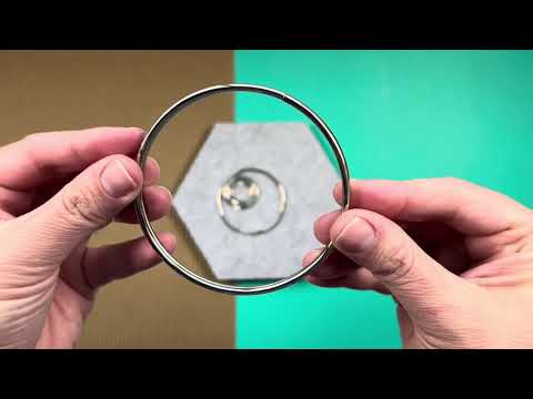 Lucky Line 76500 1-1/8" Split Key Ring Nickel-Plated Steel 100 Per Box