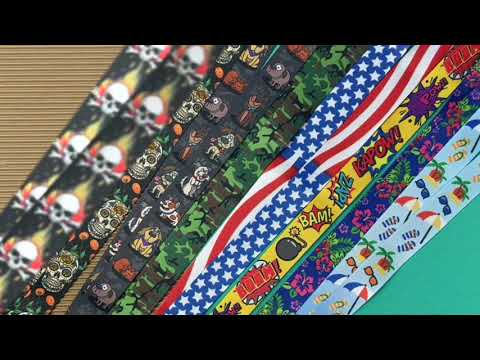 Lucky Line C200D Designer Lanyard with Display