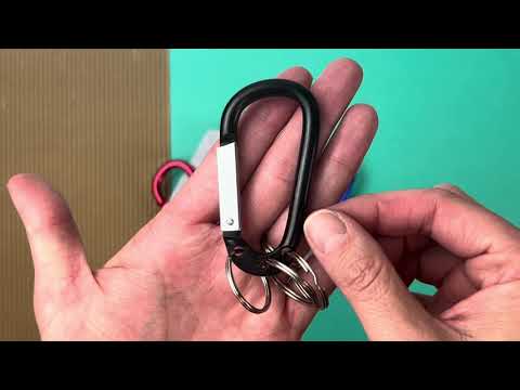 Lucky Line 13301 3-Ring Clip, Assorted Colors 1 Per Card