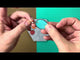 Lucky Line 28529  1-1/4" Metal Rim Key Tag Assorted 25 pcs