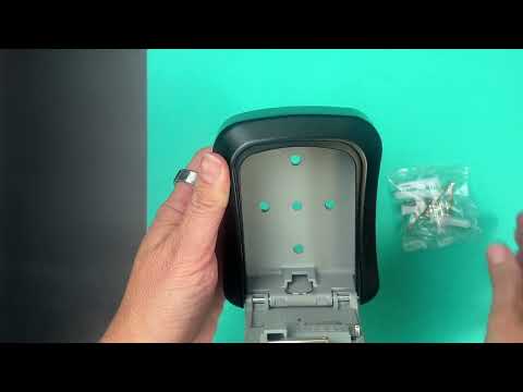 Lucky Line 65101 Wall-Mount Key Lock Box, 4-Digit Combination