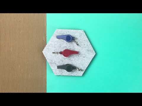 Lucky Line 42101 Whistle with Ring 1 Per Card