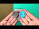 Lucky Line 25620 1-1/4"  Aluminum Key Tag with 1 Hole Black 100 Per Display Box