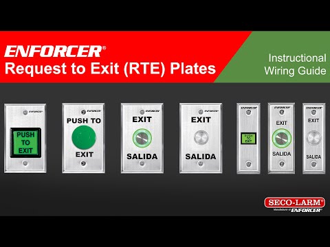 Seco-Larm SD-7202GC-PEQ  12-24 VDC, Single Gang, LED Push To Exit, Green