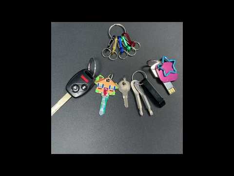 Lucky Line 45901 Mini I.D. Clips Asst Colors 1 Per Card
