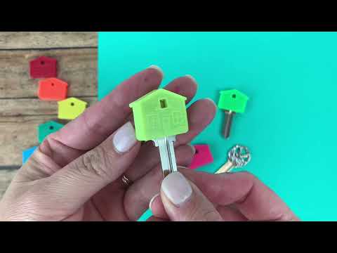 Lucky Line 16202 House Key Cap Asst 2 Per Card