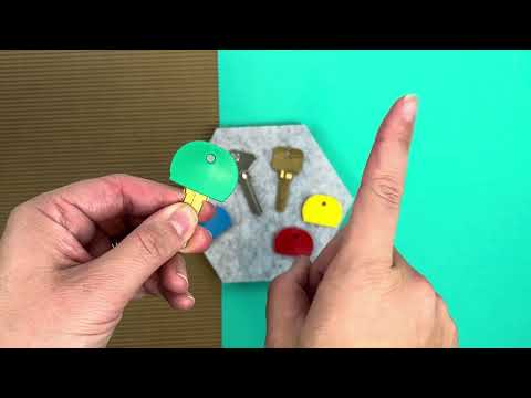 Lucky Line 16004 XL Key Cap Asst 4 Per Card