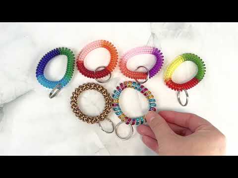 Lucky Line 41000M Multi-Color Wrist Coil Display 28 Pieces
